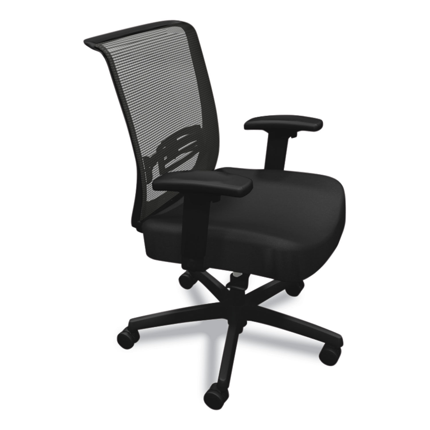 HON Convergence Mesh Back Fabric Task Chair, Black (HONCMS1AACCF10)