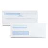 QUA24539 - Double Window Redi-Seal Security-Tinted Envelope, #8 5/8, Commercial Flap, Redi-Seal Closure, 3.63 x 8.63, White, 500/Box