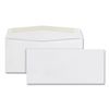 QUA90020 - Business Envelope, #10, Commercial Flap, Side Seam, Gummed Closure, 24 lb Bond Weight Paper, 4.13 x 9.5, White, 500/Box