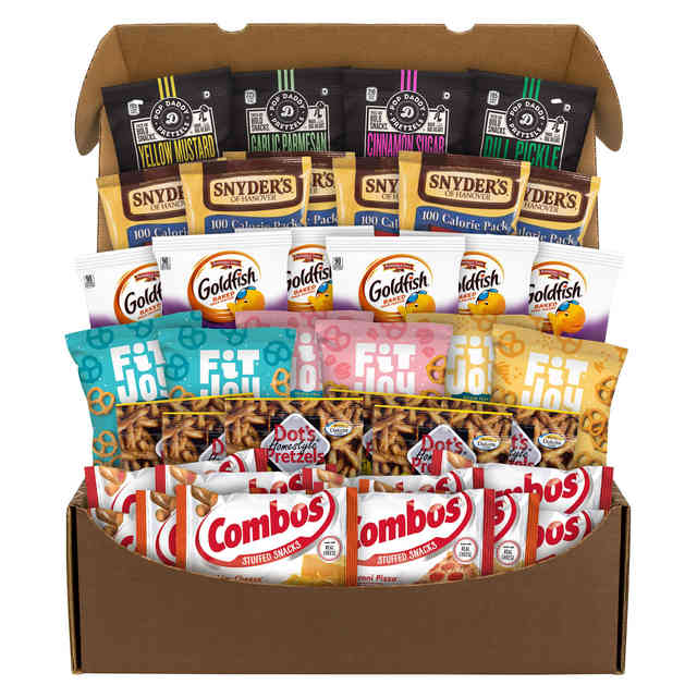 Pretzel Lover's Snack Box, 38 Assorted Snacks/Box, Ships in 1-3 Business Days Pretzel Lover's Snack Box, 38 Assorted Snacks/Box, Ships in 1-3 Business Days