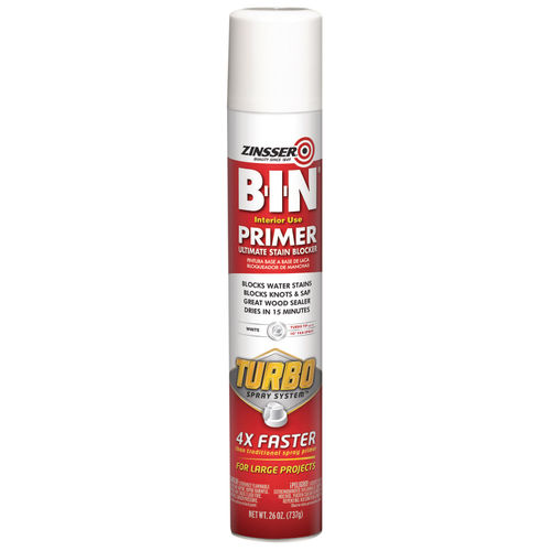 BIN Aerosol Primer with Turbo Spray System by Zinsser® RST356880