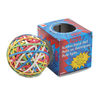 ACC72155 - Rubber Band Ball, 3.25" Diameter, Size 34, Assorted Gauges, Assorted Colors, 270/Pack