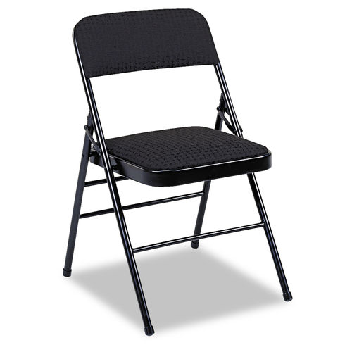 Cosco Black Padded Fabric Folding Chair