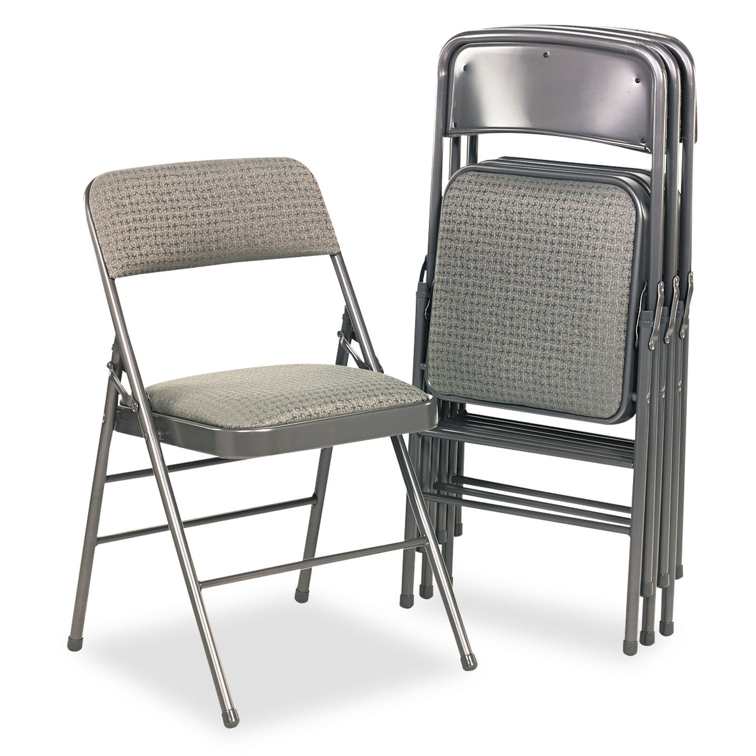 folding chair with cushion seat