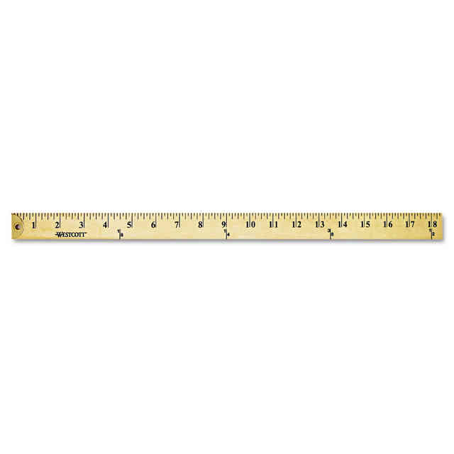 Wood Meter Stick, Clear Lacquer Finish, Set of 12 - Made in USA