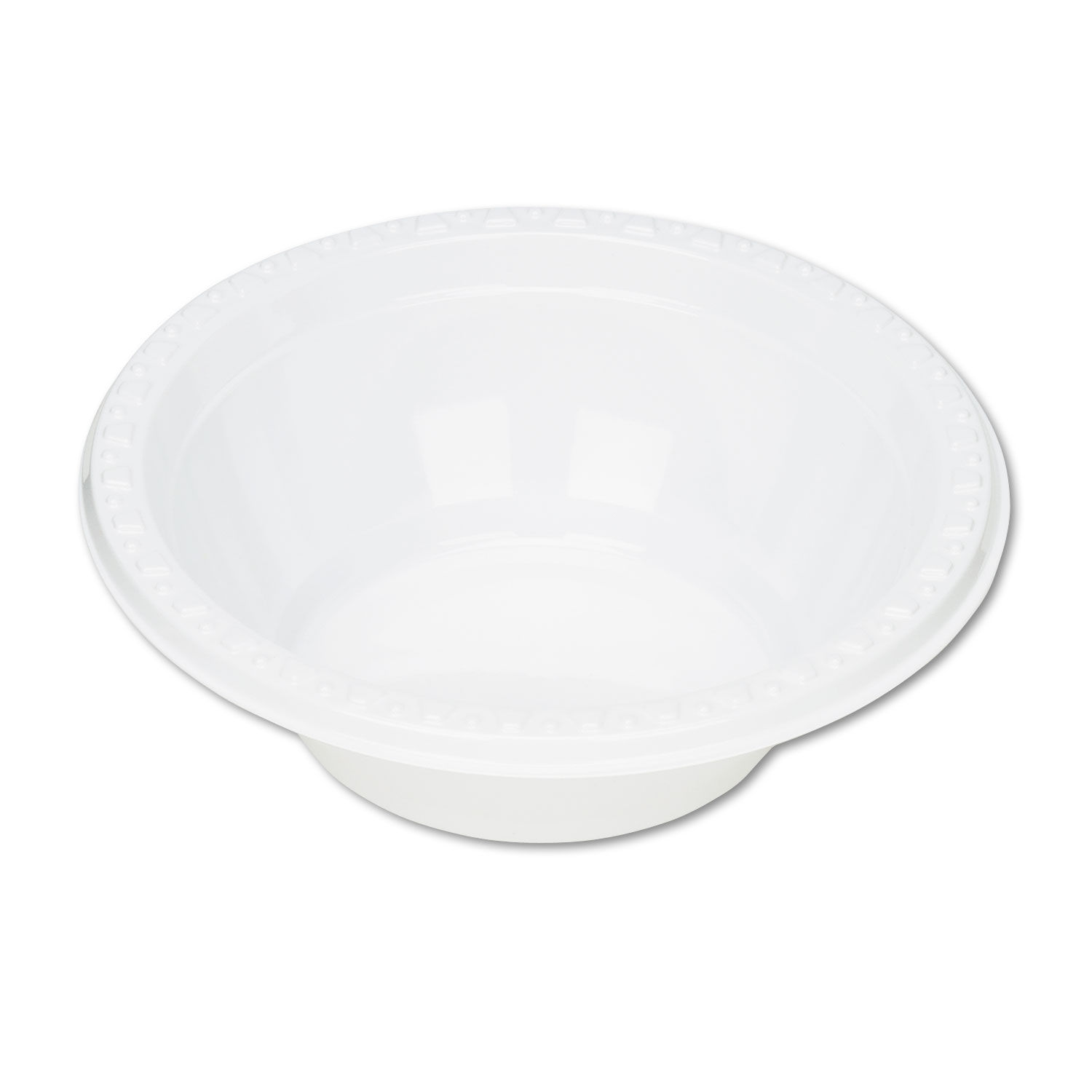 Tablemate Plastic Dinnerware Bowls 5 oz. White 125/Pack