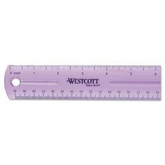 Westcott Finger Grip Ruler, 12-Inch