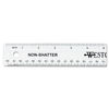 ACM13862 - Non-Shatter Flexible Ruler, Standard/Metric, 12" Long, Plastic, Clear