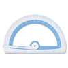 ACM14376 - Soft Touch School Protractor with Antimicrobial Product Protection, Plastic, 6" Ruler Edge, Assorted Colors