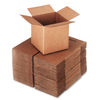 UNV666 - Cubed Fixed-Depth Corrugated Shipping Boxes, Regular Slotted Container (RSC), Small, 6" x 6" x 6", Brown Kraft, 25/Bundle