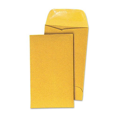 Kraft Coin and Small Parts Envelope, 20 lb Bond Weight Kraft, #5 1