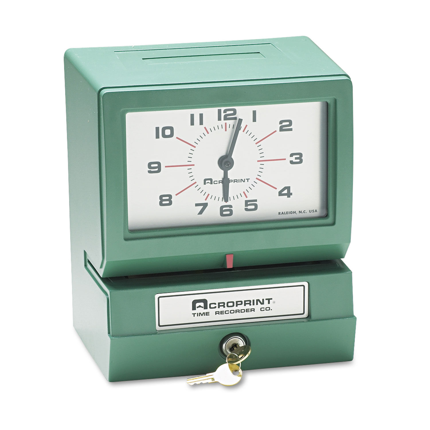 Model 150 Analog Automatic Print Time Clock with Day/112 Hours/Minutes by Acroprint
