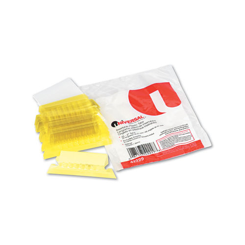 HANGING FILE FOLDER PLASTIC INDEX TABS by Universal® UNV42229