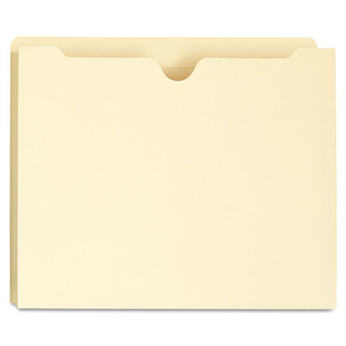 Deluxe Manila File Jackets with Reinforced Tabs by Universal® UNV73700