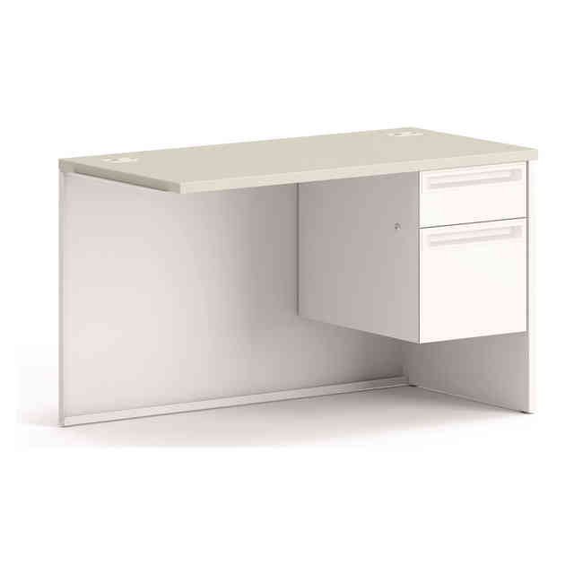 38000 Series Return Pedestal, Box/File, 26.38w x 50.38d x 31.38h, Right, Silver/Light Gray 38000 Series Return Pedestal, Box/File, 26.38w x 50.38d x 31.38h, Right, Silver/Light Gray