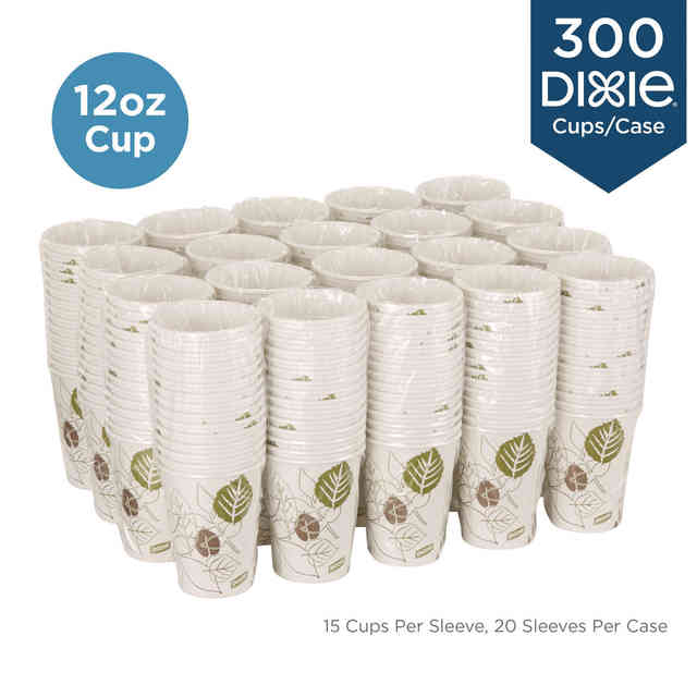 Pathways Paper Hot Cups, 12 oz, 15/Bag, 20 Bags/Carton Pathways Paper Hot Cups, 12 oz, 15/Bag, 20 Bags/Carton