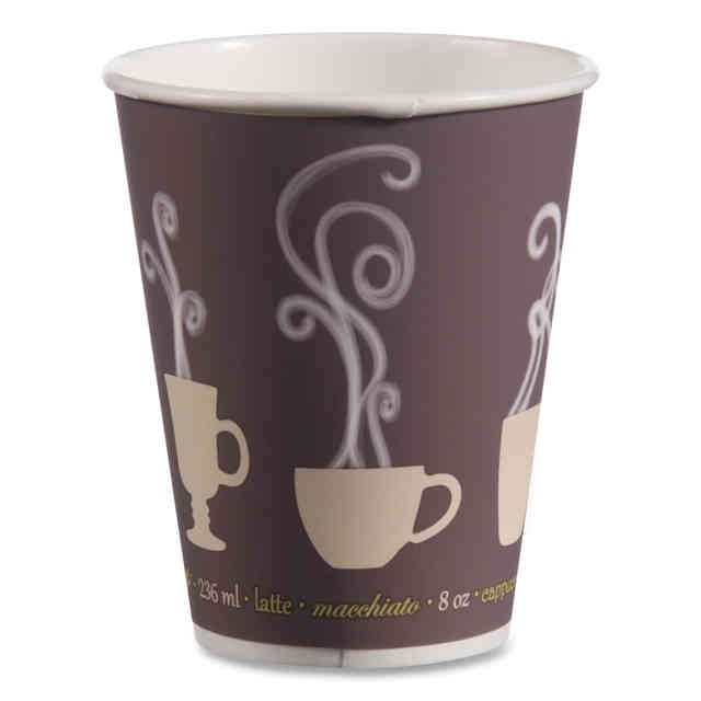 Thermoguard Insulated Paper Hot Cups, 8 Oz, Steam Print, 1,000/carton Thermoguard Insulated Paper Hot Cups, 8 Oz, Steam Print, 1,000/carton