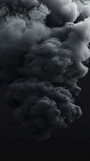 Dark Smoke Cloud Abstract