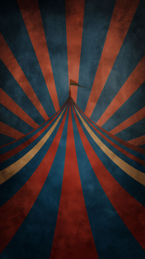 Circus Tent Vintage Stripes