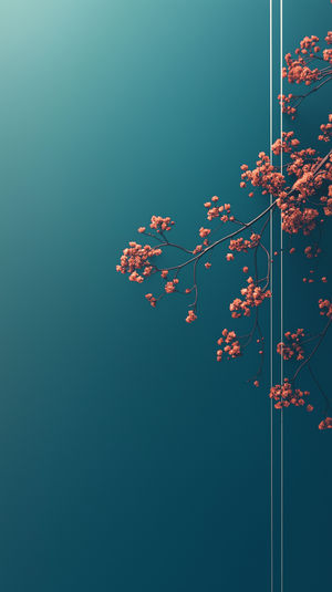 Cherry Blossom Minimalist Wallpaper