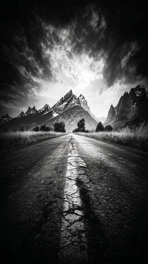 Mountain Road Panorama