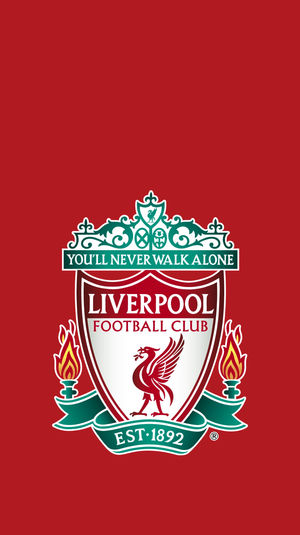 Liverpool FC Crest - Premium iPhone Lock Screen Wallpaper