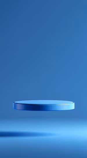 Blue Floating Platform