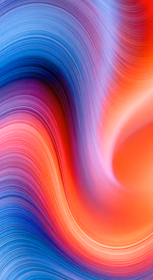 Vibrant Blue Abstract Waves