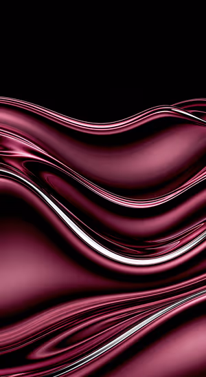 Glossy Magenta Waves — lock screen wallpaper