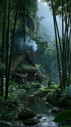 Misty Bamboo Cottage
