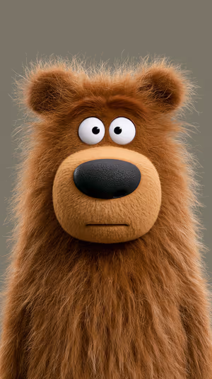 Fuzzy Brown Bear