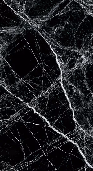 Black Marble Silver Veins — lock screen wallpaper