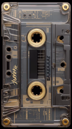 Retro Gold Cassette