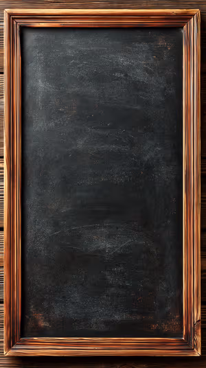Rustic Chalkboard Frame