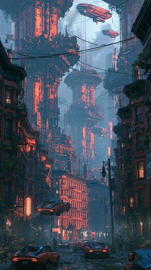 Crimson Sky Metropolis