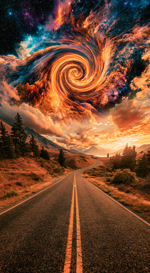 Cosmic Road Vortex