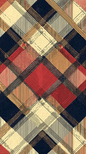 Vintage Plaid Grid