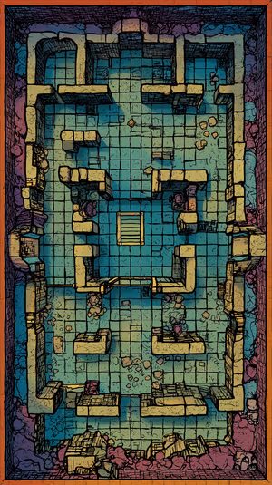 Teal Dungeon Map