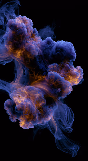 Fluid Ink Clouds — iPhone lock screen wallpaper