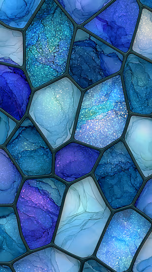 Iridescent Gem Mosaic