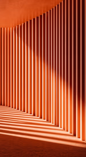 Red Geometric Lightwell