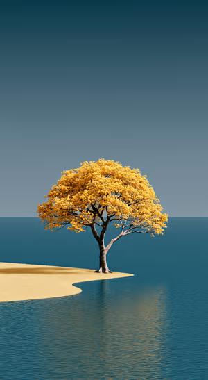 Golden Autumn Tree