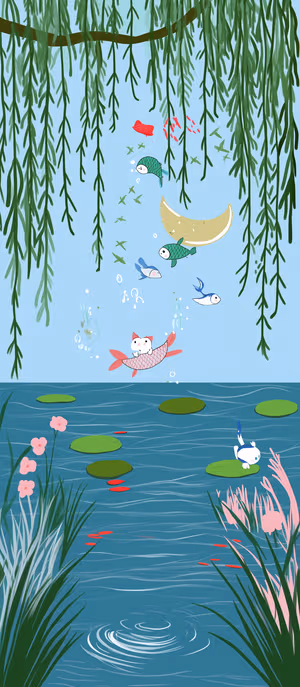 Kawaii Pond Fantasy