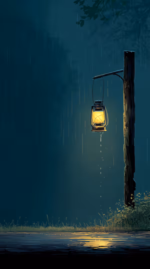 rainlit lantern
