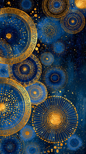 Celestial Gold Mandalas
