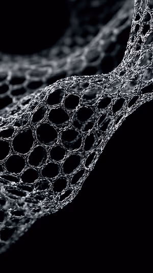 Silver Mesh Honeycomb