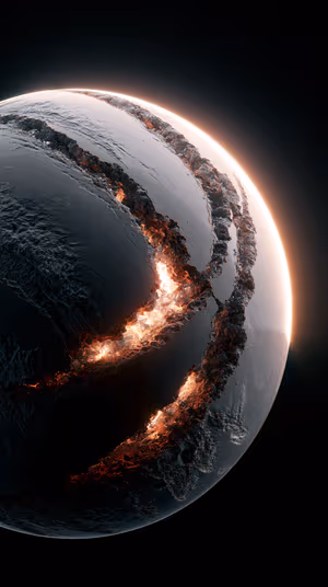 Ember Rift Planet