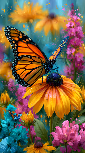 Monarch Coneflower Dream
