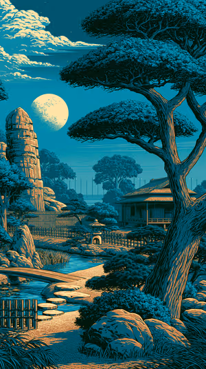 Moonlit Garden Grove