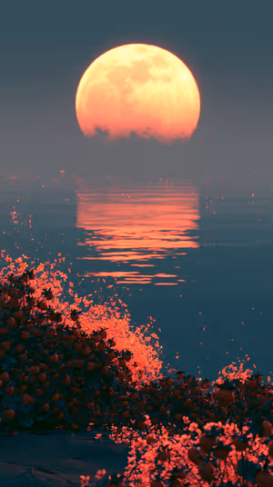 Coral Moonrise